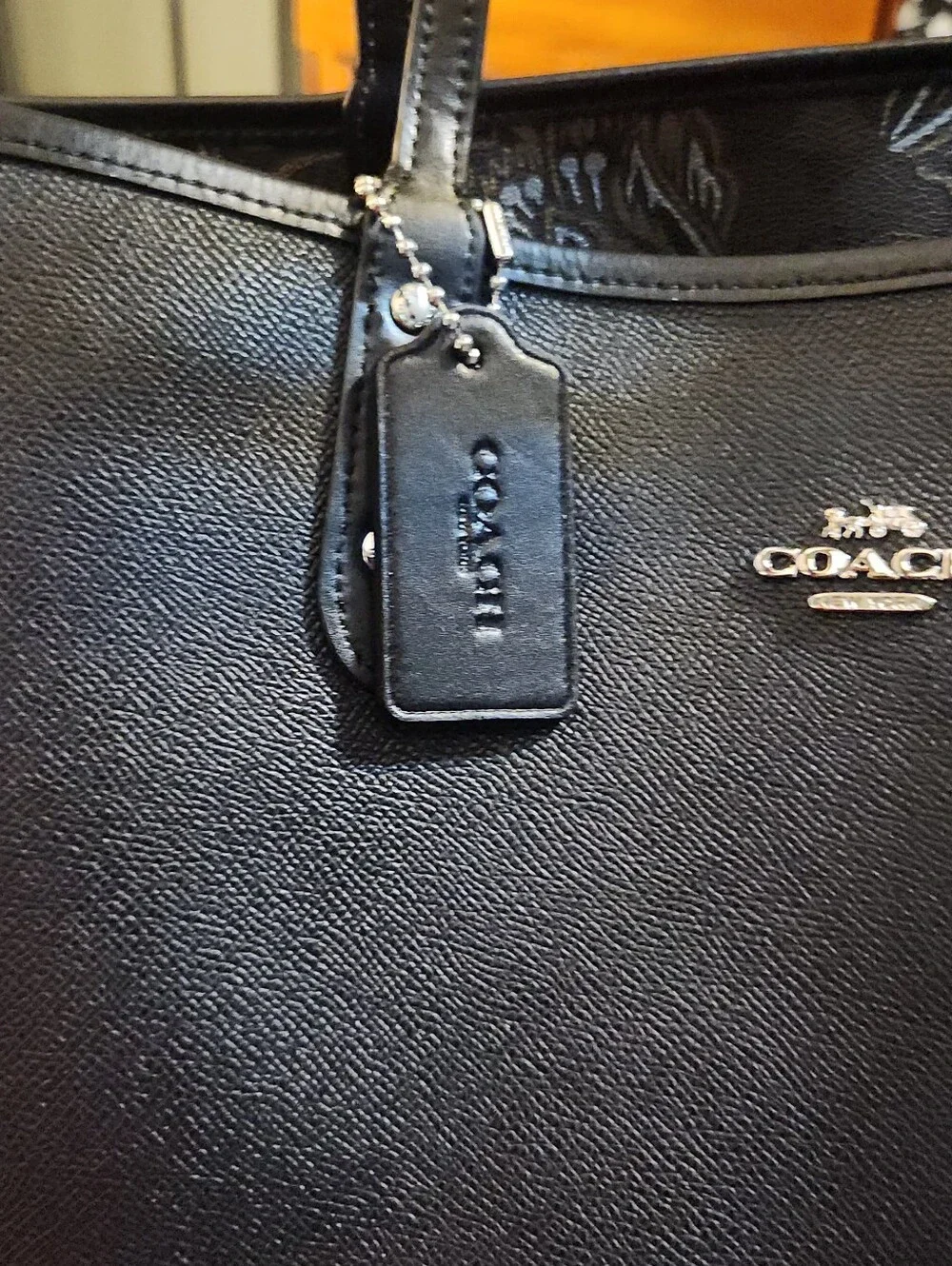Coach Reversible City Tote & Wallet Set – Tulip Print Signature Canvas